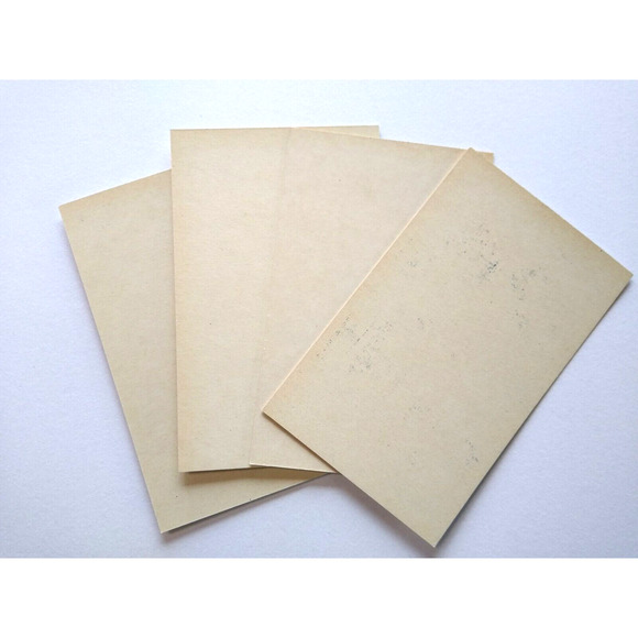 4 Exhibit Horoscope Fortune Teller Cards Whom You Should Marry 50s Vintage April - Picture 3 of 3